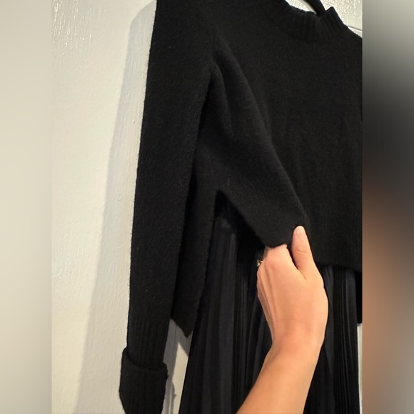 Allsaints Jax 2 in 1 pleated dress - Picture 8 of 11